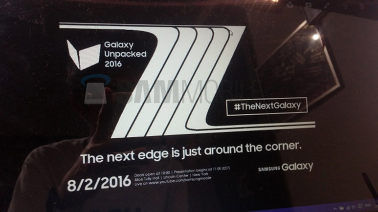 Samsung Galaxy Note 7 or Note 7 edge is expected to launch on 2nd August Galaxy Note 7