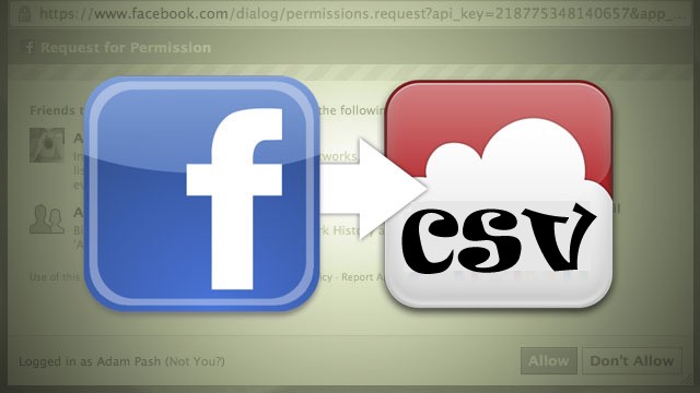 How to export all Facebook friend emails into CSV? How to export all Facebook friend emails into CSV?