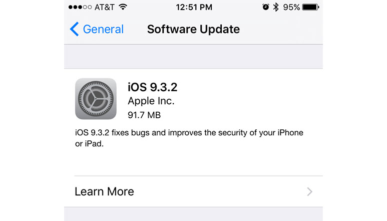 Apple releases iOS 9.3.2 update, fixes iPhone SE Bluetooth problems and other bugs iOS 9.3.2 update