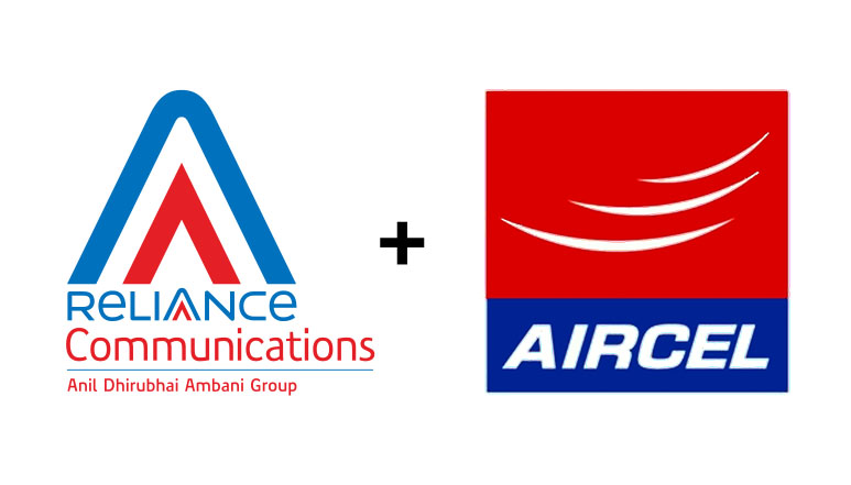 RCom-Aircel merge businesses to create 3rd Largest Telecom Operator with assets over Rs. 65000 crore