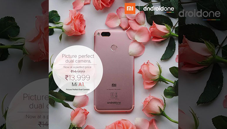 Xiaomi Mi A1 gets a permanent price cut of Rs. 1,000 in India Xiaomi Mi A1 gets a permanent price cut of Rs. 1,000 in India
